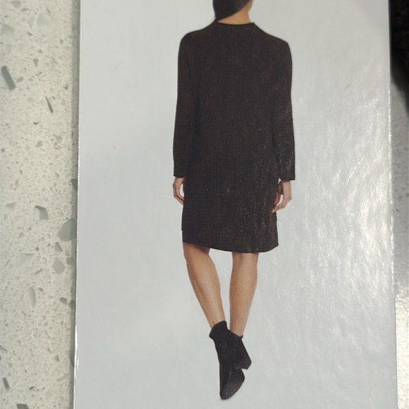 Jessica Simpson Minimalist Long Sleeve Sweater Dress Brown, Various Sizes, NWT - Picture 3 of 7